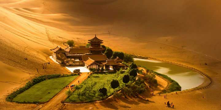 Vista de Dunhuang